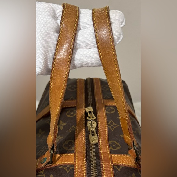 Authentic Louis Vuitton Vintage Monogram Sac Souple 35 Boston Satchel Bag - Picture 15 of 16
